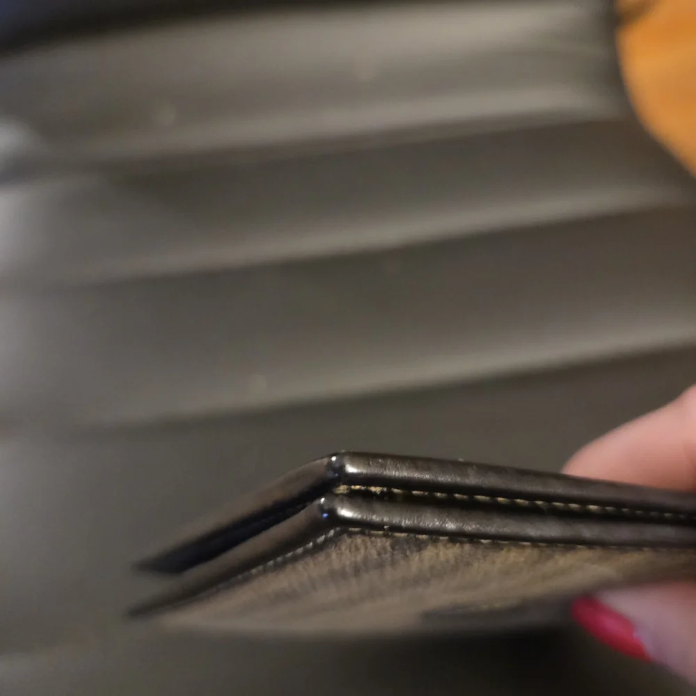 Vintage Fendi Pequin Stripe Bifold Wallet.